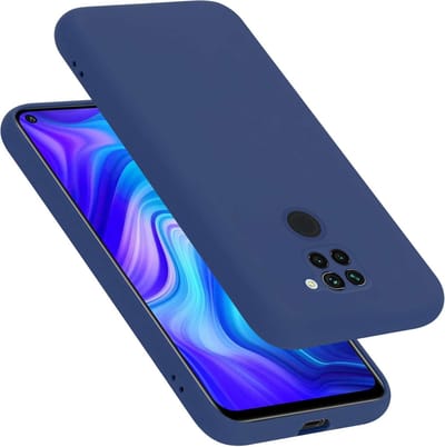 Cadorabo Hoesje geschikt voor Xiaomi RedMi NOTE 9 in LIQUID BLAUW - Beschermhoes gemaakt van flexibel TPU silicone Case Cover