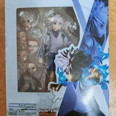 Op Voorraad Hoge Kwaliteit Hunter X Hunter S.H.Figuarts Killua Zoldyck Actiefiguur Zeer Gedetailleerd Verzamelaar Model Speelgoed Cadeaus gray