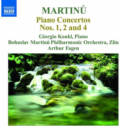 Giorgio Koukl, Bohuslav Martin Philharmonic Orchestra, Arthur Fagen - Martinů: Piano Concertos Nos. 1, 2 And 4 (CD)