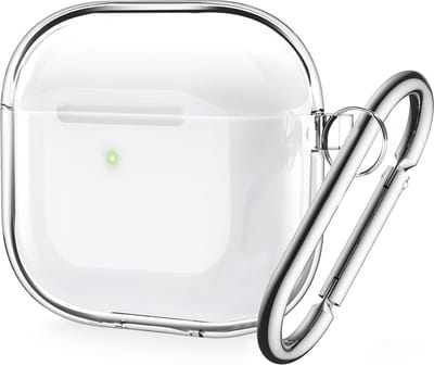 YONO Hoesje geschikt voor Airpods 4 - Case - Siliconen - Transparant