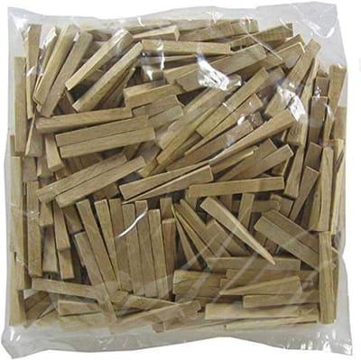 Tegelwiggen - Houten Wiggen - Tegels Egaliseren - Nauwkeurig Plaatsen - 250 stuks - Hout