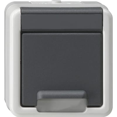 Gira Safety Plus Schokbestendige Stopcontact Met Afdekking - 441430