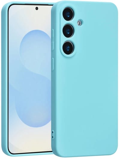 Shockproof Backcover - Liquid Silicone Soft Hoesje - Geschikt voor: Samsung Galaxy A36 - Koraalblauw