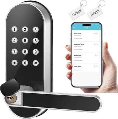 Slim Elektronisch Deurslot met Code Toegang en App Bediening - Perfect voor Toegangsdeuren en Slaapkamerdeuren