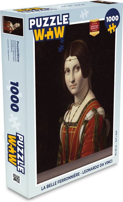 Puzzel La Belle Ferronnière - Leonardo da Vinci - Legpuzzel - Puzzel 1000 stukjes volwassenen