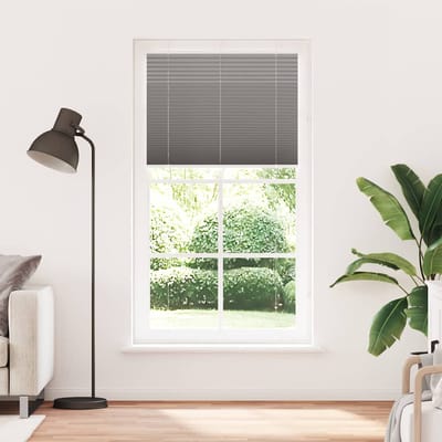 vidaXL - Plissé - rolgordijn - 105x200 - cm - stofbreedte - 104,4 - cm - antraciet