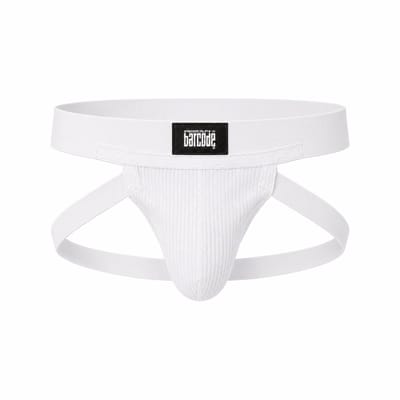 Barcode Berlin Anton Jockstrap White - MAAT S - Heren Ondergoed - Jockstrap voor Man - Mannen Jock