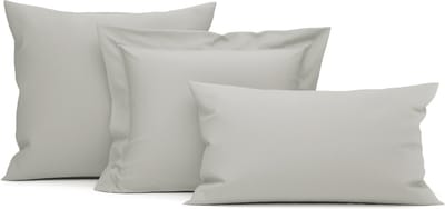 Heckettlane Cloud-Grey Kussensloop Elementi 60x70 cm, gemaakt van 100% Katoen-Satijn
