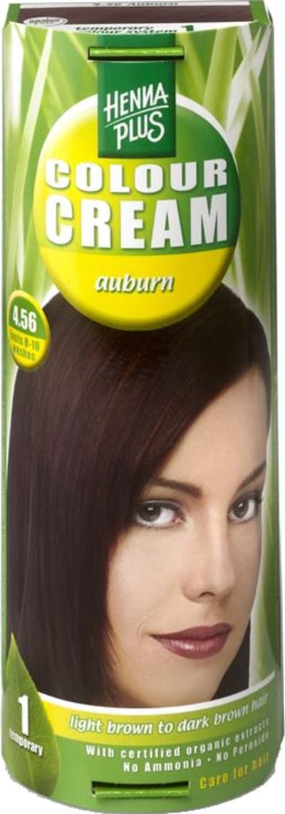 Hennaplus Colour Cream 4.56 Auburn - Haarverf