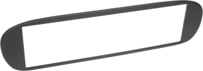 1-DIN Paneel geschikt voor Fiat Barchetta (183) 1995-2005 Kleur: Zwart