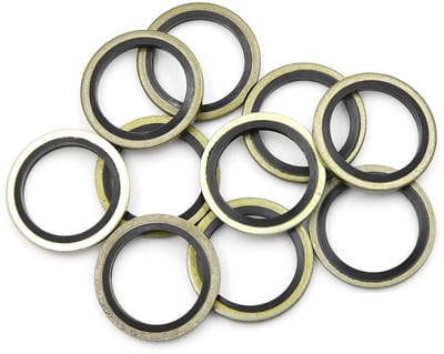 Dailygoods- Olieversnipperaar met afvoerstop - Sluitringen - Afdichtingen - 20 mm ID - 28 mm buitendiameter - 10 stuks