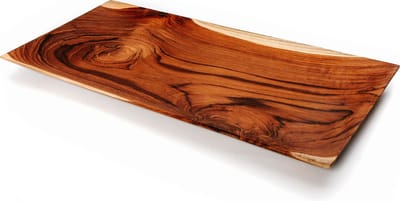 Het Teakwortel Sushi Bord - L