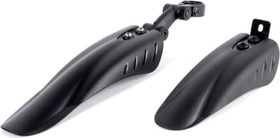 Fiets Mirage spatbord set BMX pvc om zadelpen PM-09 16 inch voor+achter