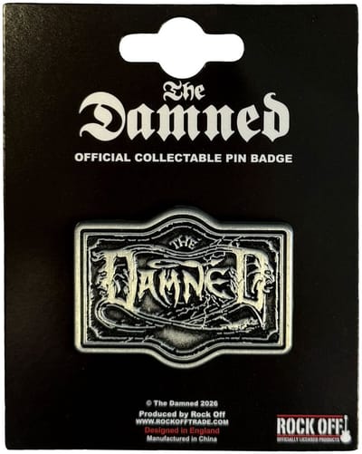 The Damned The Black Album Logo - Pin