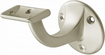 Hermeta leuninghouder 3502-02 - Nieuw Zilver - Aluminium - Opschroef - Vlak Zadel - Per stuk