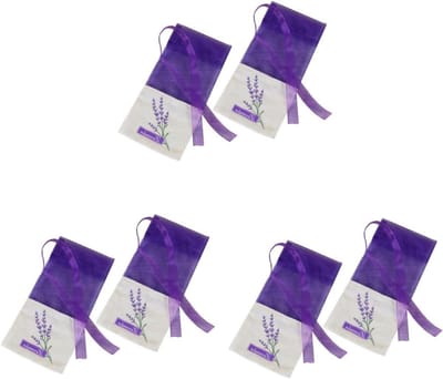 Lavendel Geurzakjes - Bruiloft Snoepzakjes - Opbergen Kruiden - Klassiek Patroon - 15x7 cm - Paars