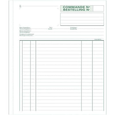 Exacompta - Bestelbonboek  FR/NL 210x180mm 50pag 2-voud