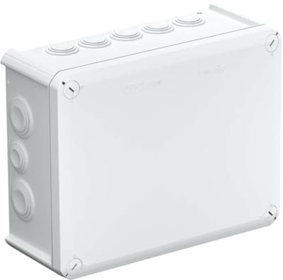 Kabelaftakkast 240x190x95 voor elektrische installaties - Lichtgrijs
