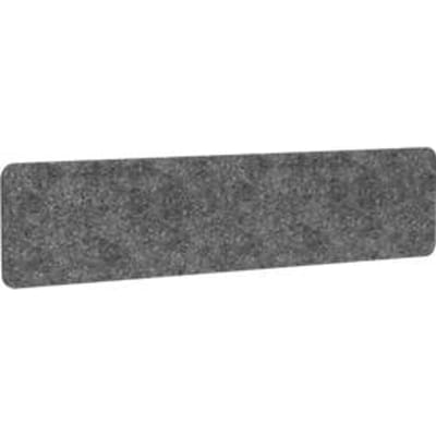Akoestische scheidingswand AKUSTIX Vario, geluidsabsorptieklasse B, dikte 18 mm, zonder klemmen, B 1800 x H 400 mm, PET-vilt, grijs