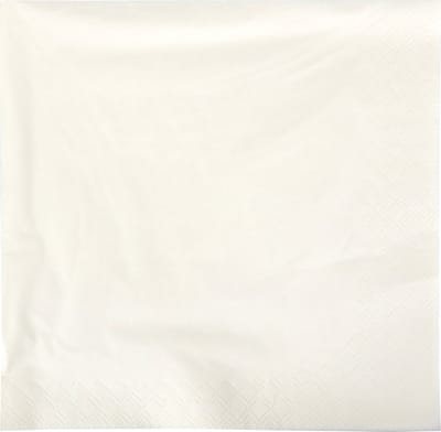 Servet | 1/4 vouw | 3-laags | 40x40cm | cellulose | crème | 250 stuks