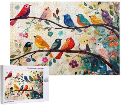 Legpuzzel 1000 stukjes - Volwassen puzzel Jigsaw - Ontspanning thuis - Uniek gesneden stukjes - 75x50cm - Multicolor