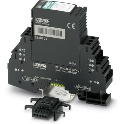 Phoenix Contact 2800983 PT-IQ-4X1+F-24DC-UT Overspanningsveilige afleider Overspanningsbeveiliging voor: Verdeelkast 10 kA 1 stuk(s)
