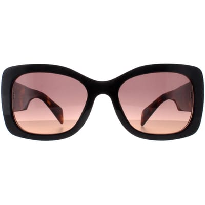 Prada PRA08S 12O50C mahonie bruin gradiÃ«nt zonnebril