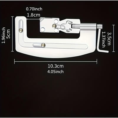 Snel Knoopbindgereedschap, Antislip, Roestbestendig, Duurzaam, Compact & Draagbaar Haak Knoopbinder