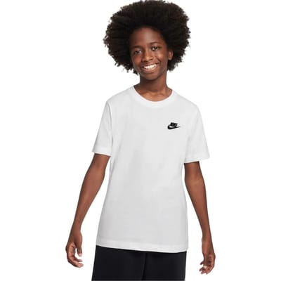 Nike Kinderen Futura Klassiek Logo Regular T-shirt (Wit)