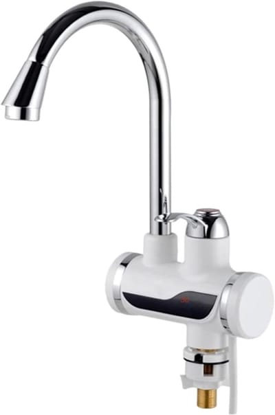 Elektrische Keukenboiler - Direct Warm Water - Snel Douchen - Energiebesparend - Compact Ontwerp - Wit