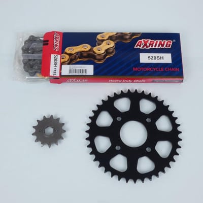 axring kettingset voor motor honda 125 rebel 1995 tot 2002 13x39 niet 520 Ø58mm nieuw
