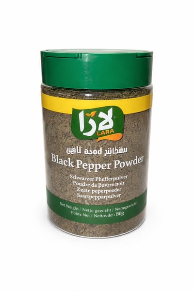 Lara Zwarte Peper Poeder Kruiden 2x150 Gram
