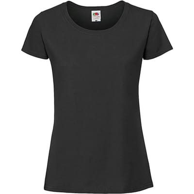 Dames-T-shirt Fruit of the Loom Ringspun Premium