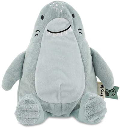 Trixie Kleine Knuffel Mr. Shark â€“ 0m+ â€“ Ideaal als kraamcadeau â€“ Gerecycleerde stof