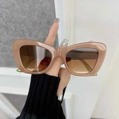Voor Dames Retro Klassieke Vierkante Zonnebril Heren Retro Stijlvol Minimalistisch Stijlvol Dames Heren Oculos Premium Kwaliteit Comfortabel Dagelijks Gebruik other