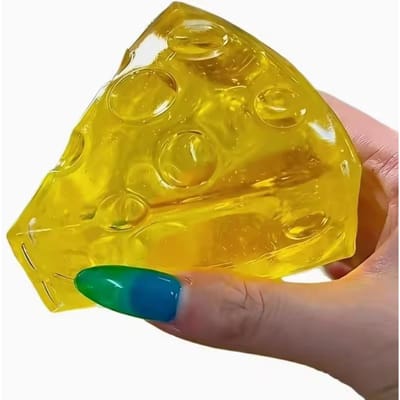 Squishy Honing Kaas Sensorische Fidget Speelgoed voor Volwassenen Langzame Terugslag Squishies Anti Stress Knijpspeeltje Verjaardagscadeau Feestartikelen yellow