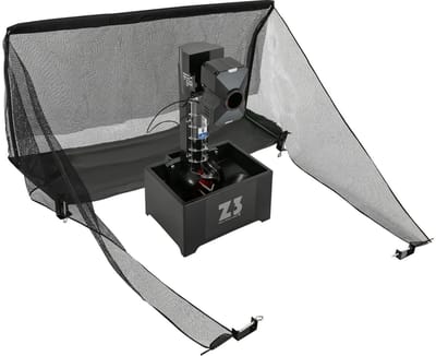 CORE Pingpong machine - Tafeltennis trainer - Tafeltennismachine met opvangnet - Automatische pingpongbalmachine - Met 100 ballen - Net maat 137x152x70cm - Machine maat 32x24.5x52.5cm