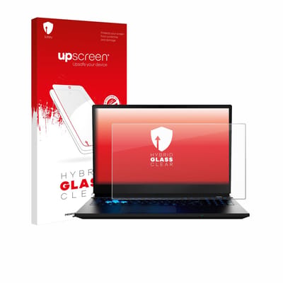 upscreen - Screenprotector voor MEDION Erazer Deputy 15 P1 - Folie Beschermfolie Beschermglas transparant