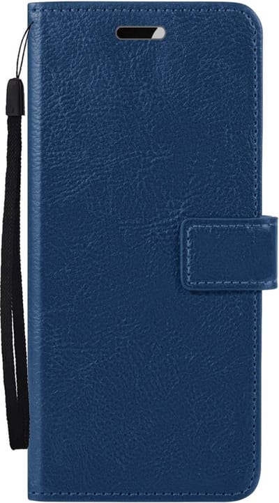 Hoesje Met Pasjeshouder - Geschikt voor Samsung Galaxy S23 FE - Luxe Bookcase Portemonee - Flip Case - Kunstleer Book Case - Flipcase - Book Cover - Walletcase - Portemonneehoes - Donkerblauw