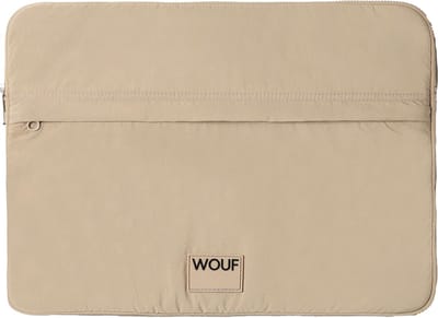 Wouf Laptop hoes 13-14 inch - Downtown Oatmilk