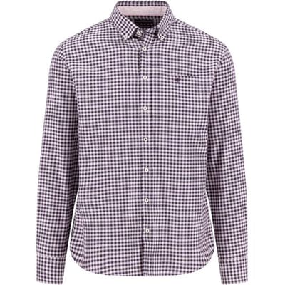 Fynch-Hatton Overhemd Colorful Check Oxford Button-Down Magnolia / male