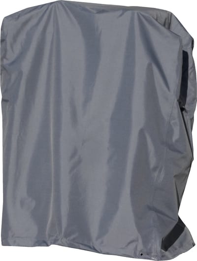 Beschermhoes voor stapelstoelen / klapstoelen | 85 x 15 x 100 cm | polyesterweefsel van het type Oxford 600D, kleur: grijs.