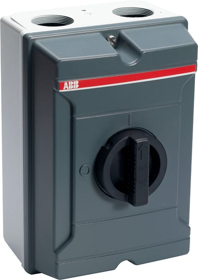 ABB KSE463 4-Pool 63A Ingebouwde Schakelaar IP65 - 2CMA144582R1000
