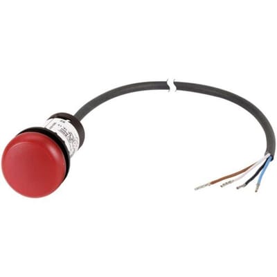 Eaton C22-L-R-24-P62 Signaallamp Plat Rood 24 V DC/AC 1 stuk(s) Piece