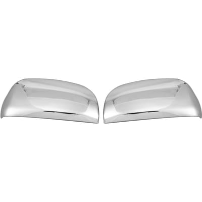 Lot de 2 capuchons de rétroviseur latéral en ABS chromé pour décoration, adaptés au RAV4 2006 ?2008 white