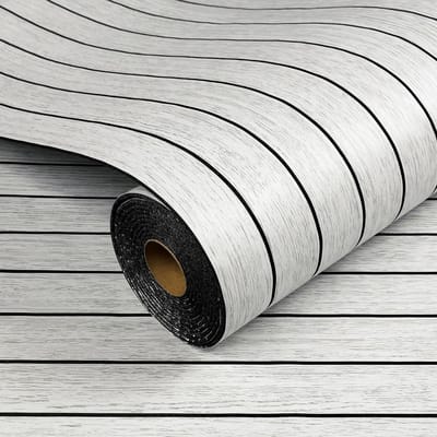 Zelfklevend Wandbehang Houtlook Licht – 3D Houten Lamellen voor Woonkamer & Kantoor