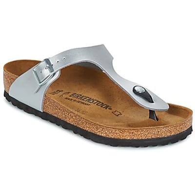 Birkenstock Gizeh Dames Slippers Regular fit - Silver - Maat 41