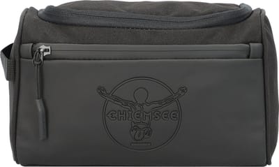 Chiemsee Track "n" Day Toilettas 23 cm - 4 L - Ritssluiting - schwarz-black