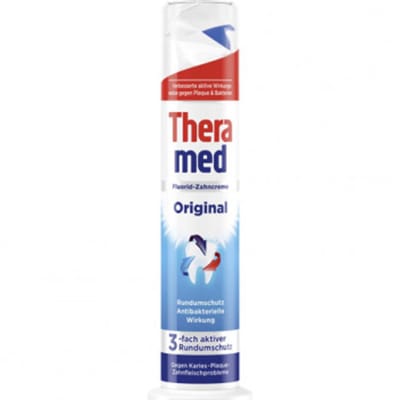 Theramed Original - Tandpasta - 100ml - 3-fase bescherming - Cariëspreventie - Frisse adem