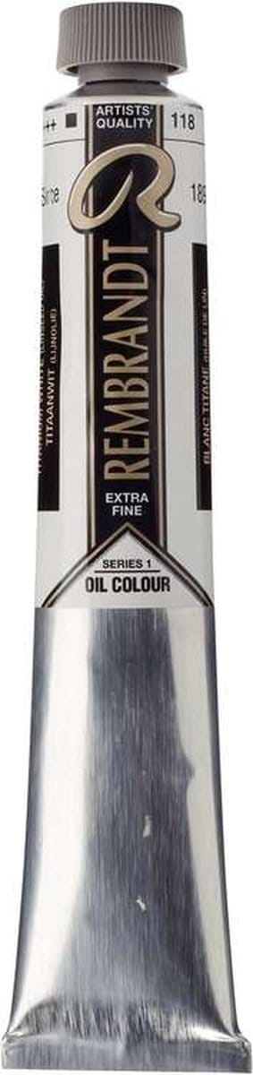 Rembrandt Olieverf tube 60 ml 118 Titaanwit (Lijnolie)